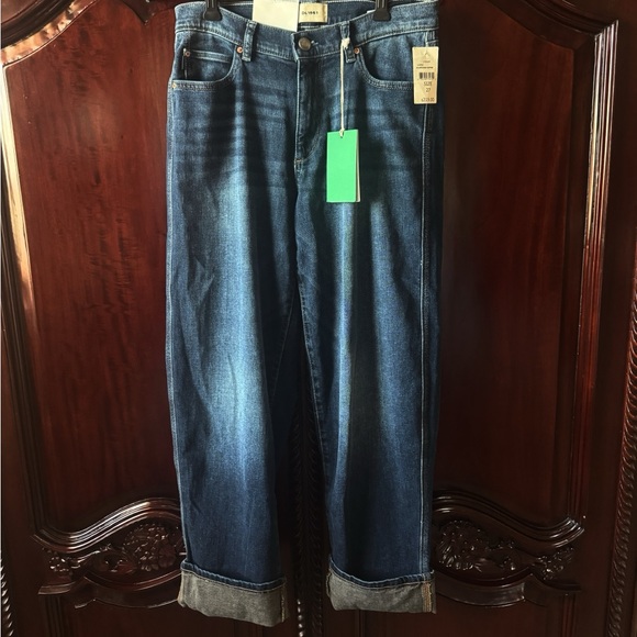 DL196 THEA BOYFRIEND JEANS SIZE 27 INDIGO - Picture 4 of 7